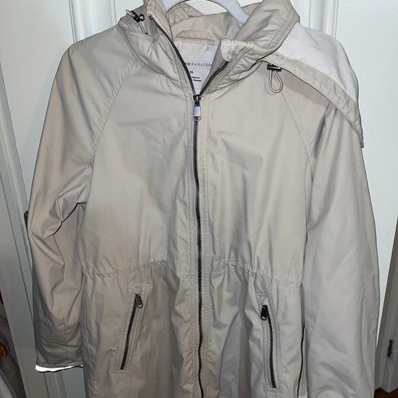Aritzia Beige Rain Jacket - Picture 2 of 2